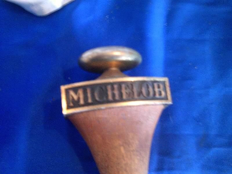 vintage michelob keg topper