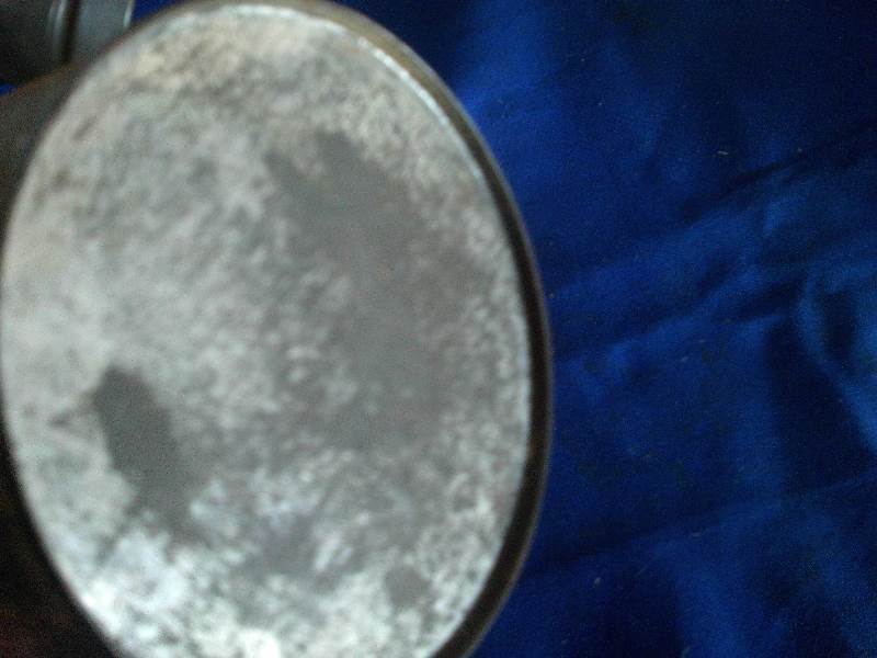 antique metal shaving cup