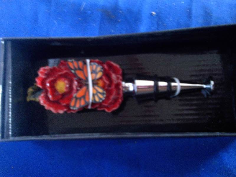 vintage cypress wine stopper