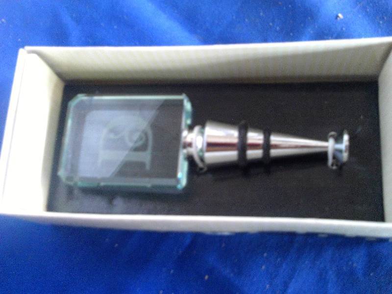 vintage cypress wine stopper