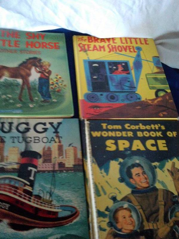 6 vintage childrens books