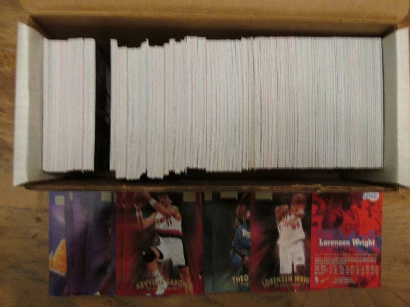 Box of 1997 - 1998 Skybox Permium b...