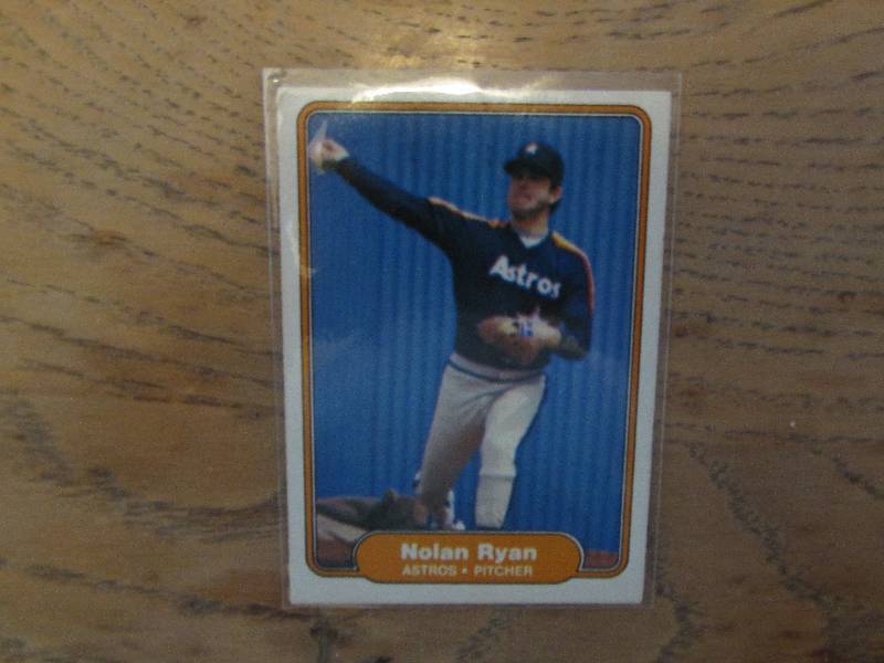 1982 Fleer Nolan Ryan card...