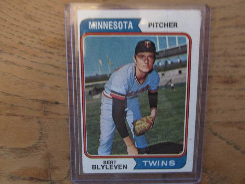 1974 Topps Bert Blyleven card...