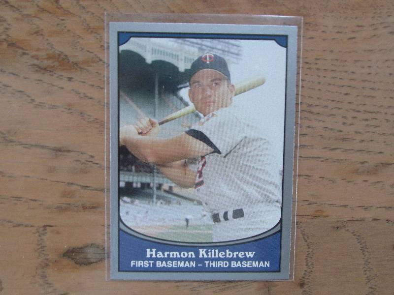 Harmon Killebrew baseball card...