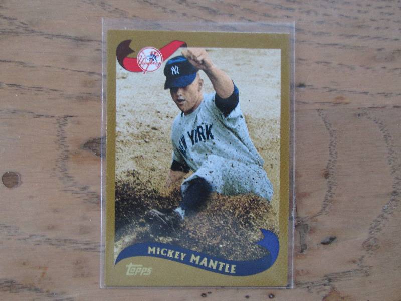 2006 Topps Mickey Mantle baseball c...
