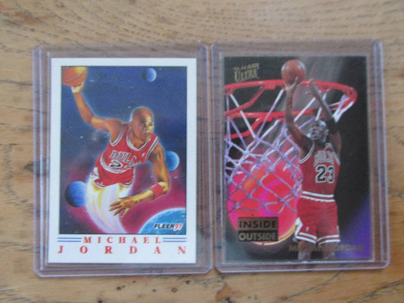 2 Michael Jordan cards...