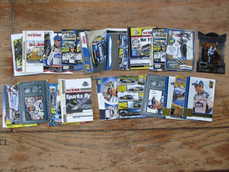 Lot of Jimmy Johnson cards...