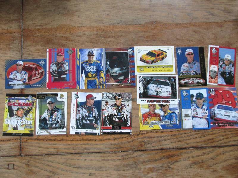 15 Kevin Harvick cards...