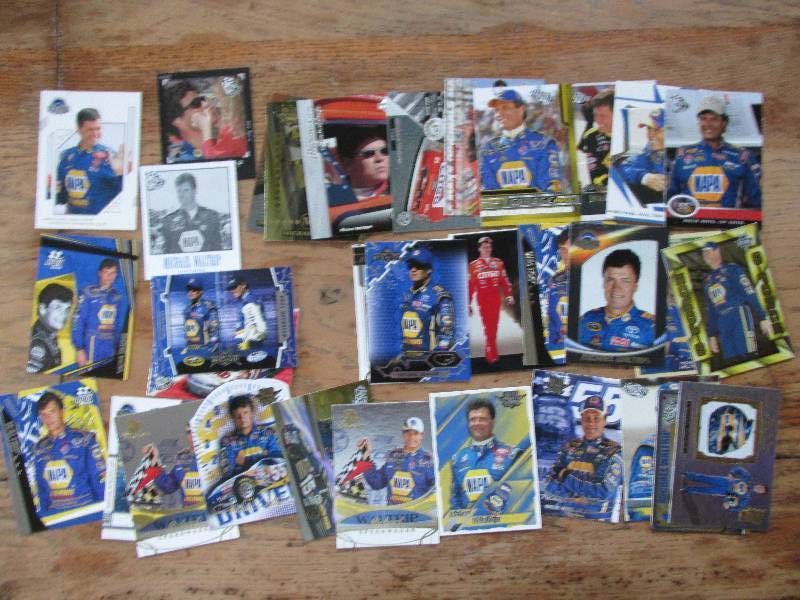 35 Michael Waltrip cards...