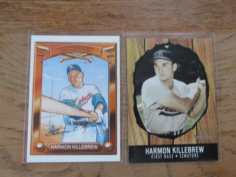 2 Harmon Killebrew cards...