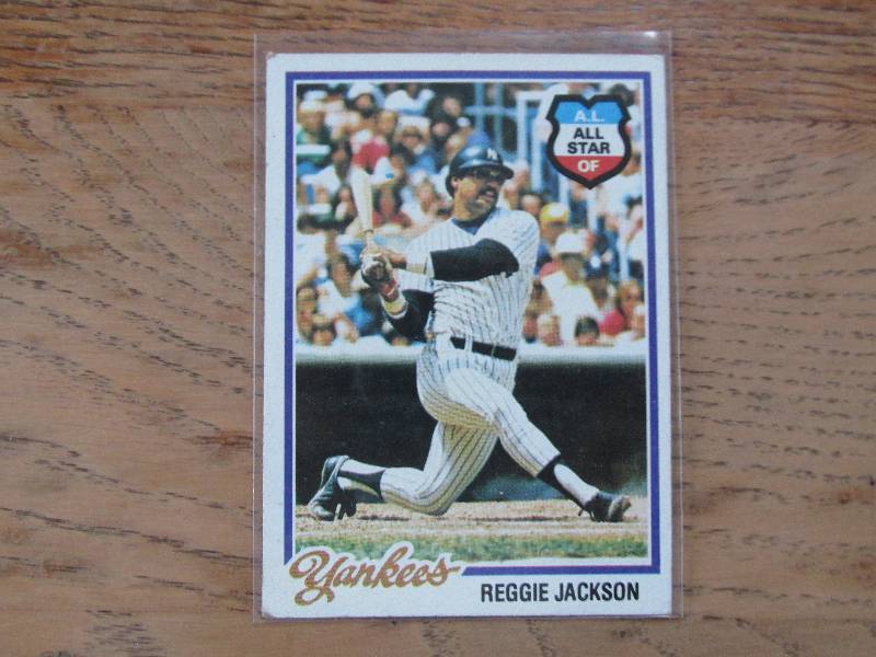 1978 Topps Reggie Jackson...