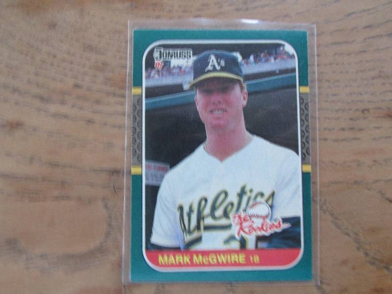 1987 Donruss Mark McGwire rookie ca...