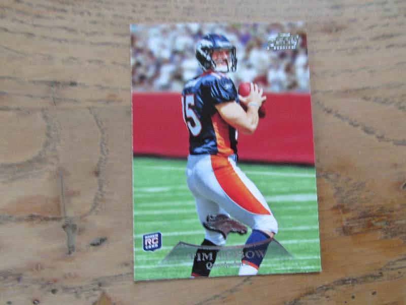 2010 Topps Prime Tim Tebow rookie c...