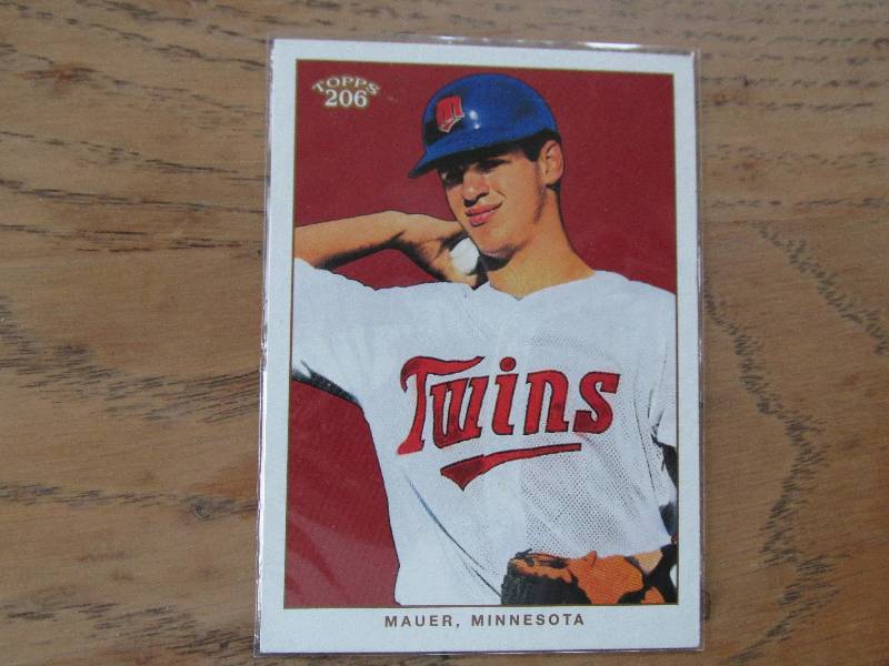 2003 Topps 206 Joe Mauer rookie car...