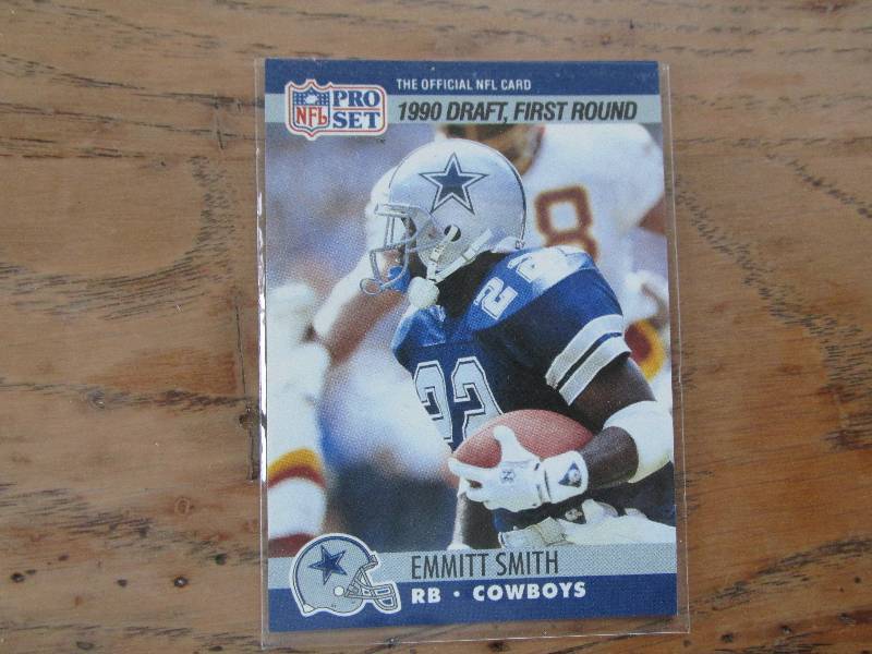 1990 ProSet Emmitt Smith rookie car...