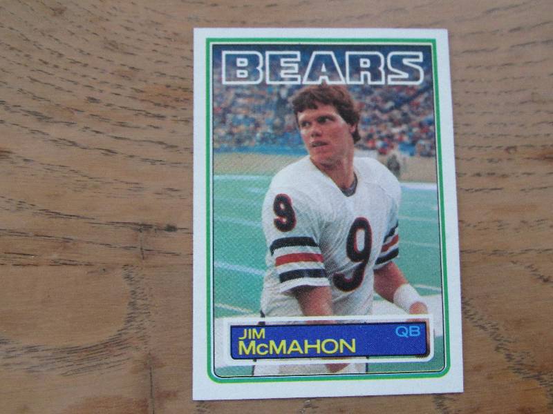 1983 Topps Jim McMahon rookie card...