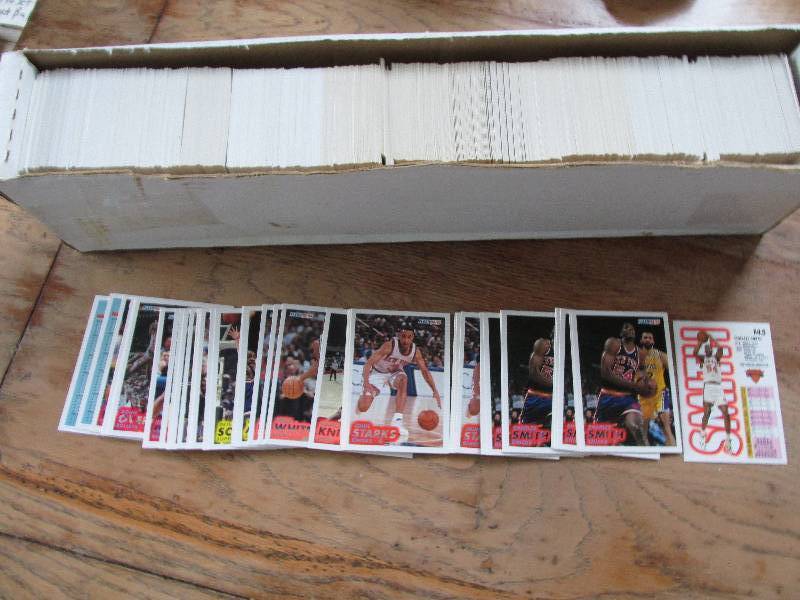 Box of 1993 - 1994 Fleer basketball...