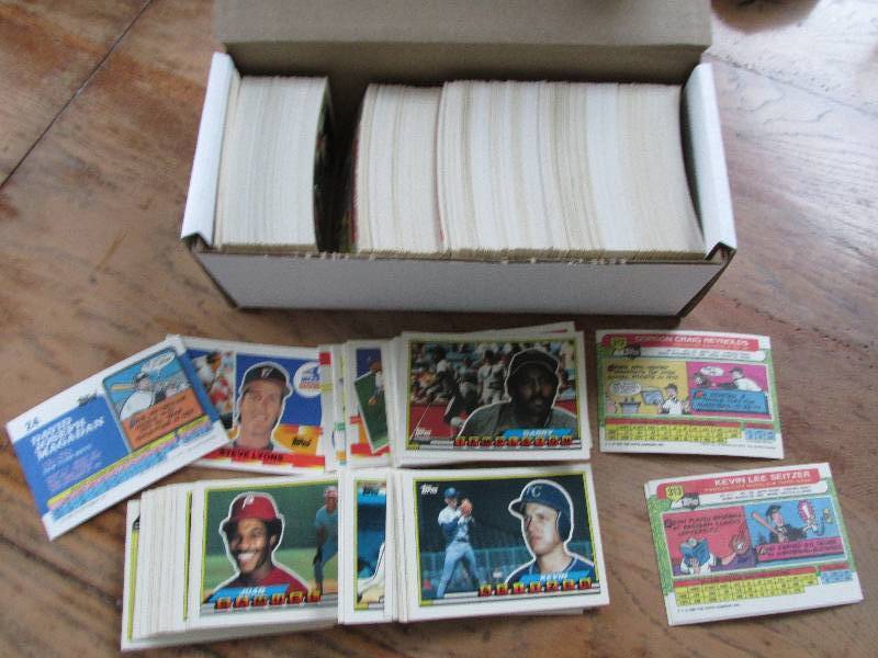 Box of 1989 Topps Big baseball card...