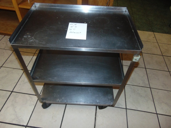 Stainless Steel Cart With Wheels