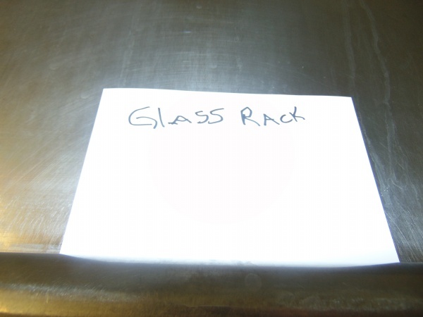 Stainless Steel Glass Rack