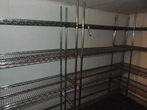 (2) Stainless Steel Racking