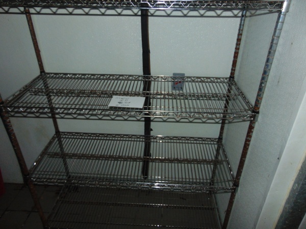 (1) Stainless Steel Racking