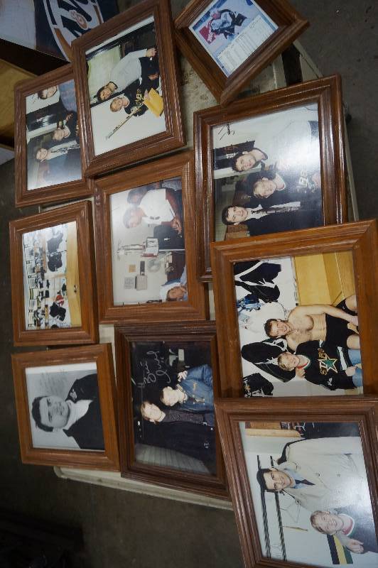 Framed Pro Athlete Pictures