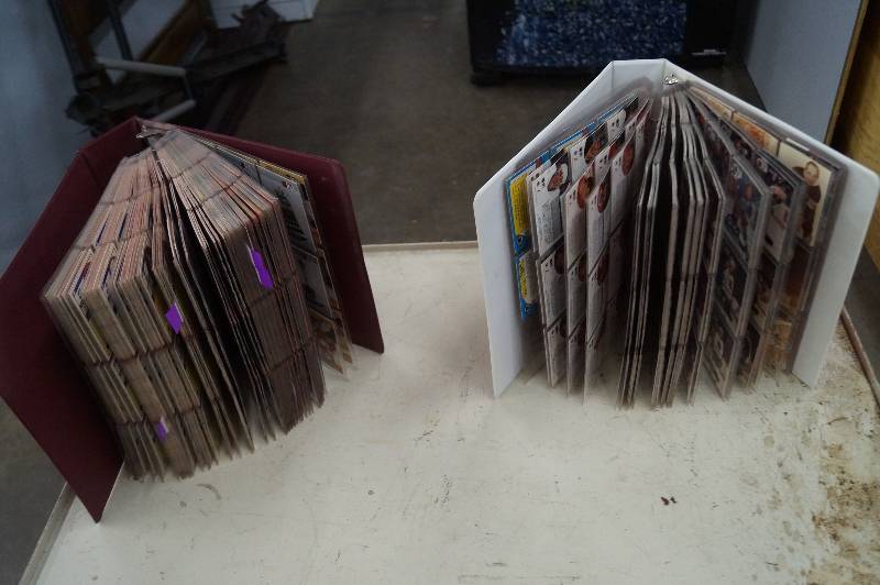 Hockey Cards in Binders