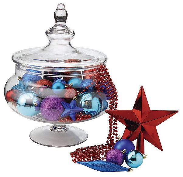 alcove 100-pc. Jewel-Tone Ornament Set
