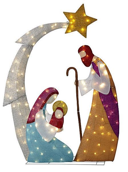 alcove Lighted Nativity Scene