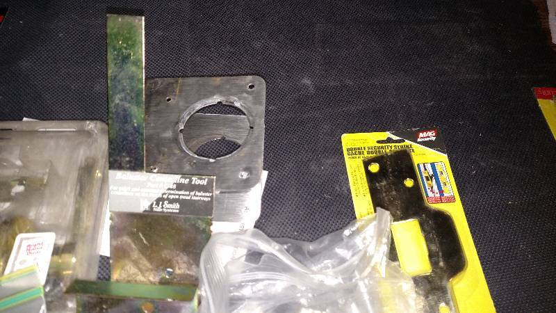 Lot of door hardwaredeadbolts