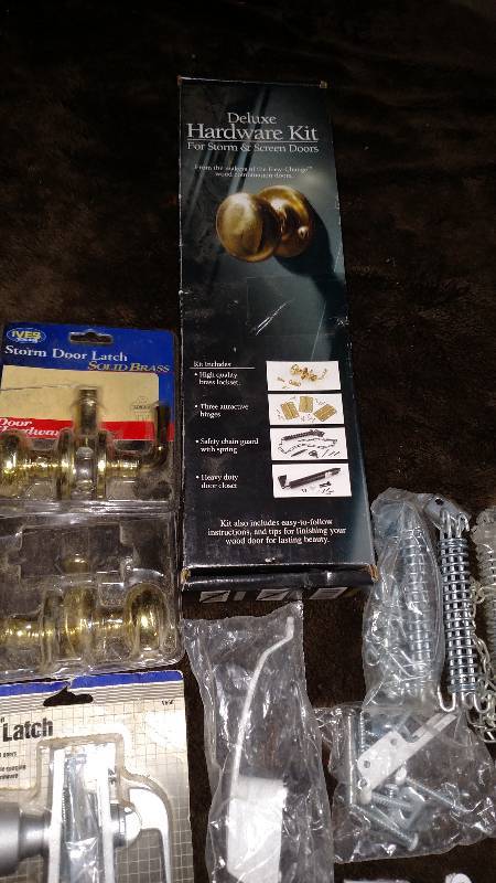 Storm door parts, most looks new