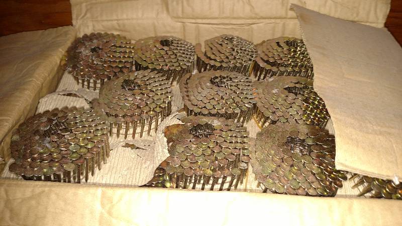 Case of Coil Roofing nails