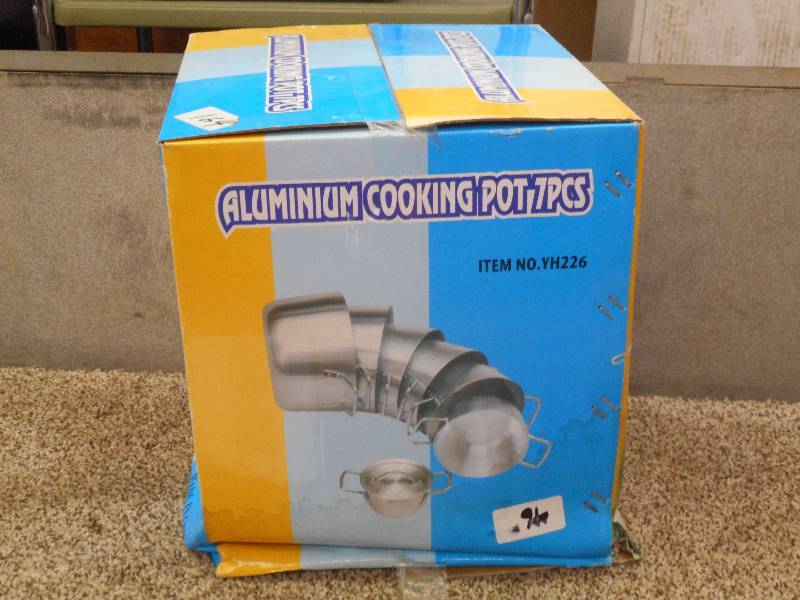 7-Piece Aluminum Cooking Pot Set ...