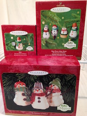 Hallmark Mitford Snowmen Ornaments