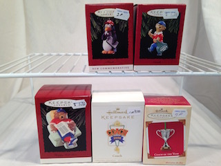 Hallmark Coach Themed Ornaments