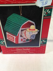 Enesco Barn Yard Themed Ornaments