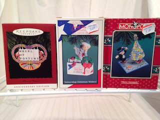 Hallmark & Enesco Game Themed Ornaments