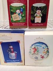 Hallmark Snowmen Themed Ornaments I