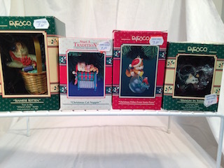 Enesco Cat Themed Ornaments