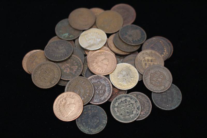 Lot of (40) Indian Head Pennies