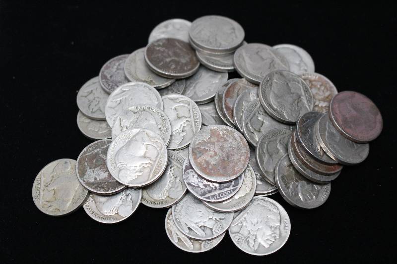 Lot of (50) Various Date  Buffalo Nickels