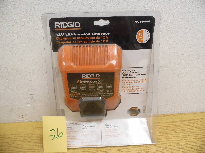 Rigid 12V Lithium-Ion Charger