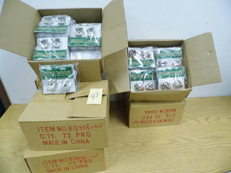 7 Boxes of Miniatures