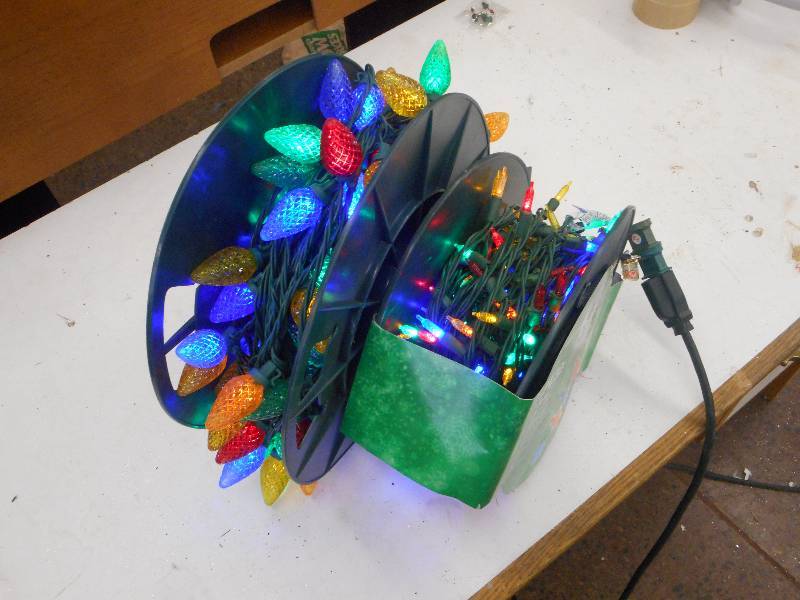 2 SPOOLS OF CHRISTMAS LIGHTS