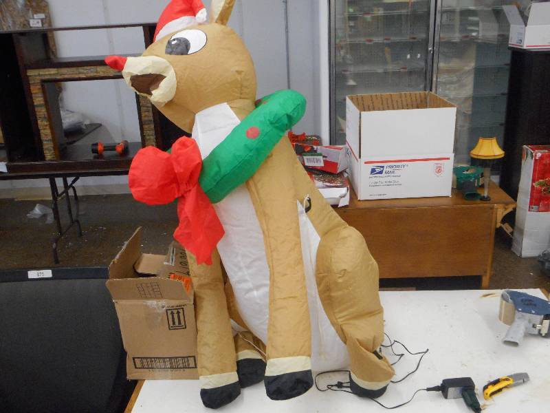 3 FOOT AIRBLOWN INFLATABLE REINDEER
