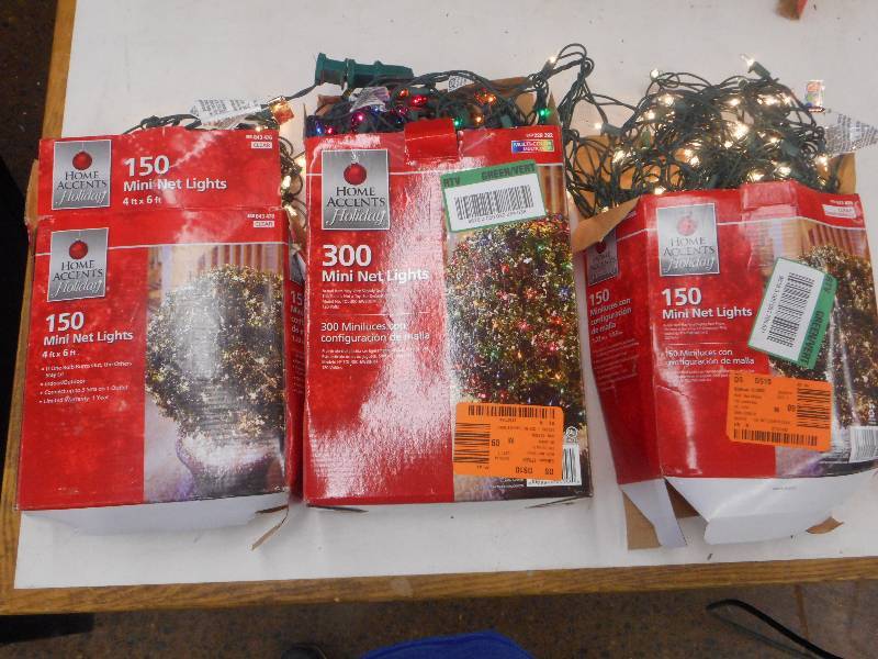 3 BOXES OF CHRISTMAS LIGHTS