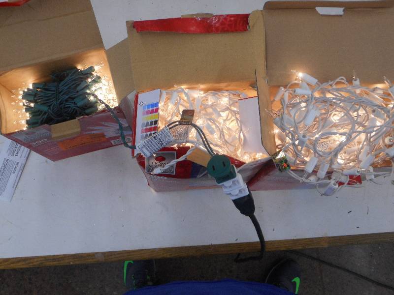 3 BOXES OF CHRISTMAS LIGHTS