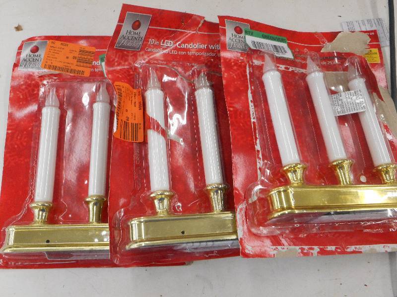 9 BATTERY OPERATED CANDLES